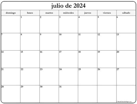 Calendario De Julio 2024 Para Imprimir Sonya Elianore