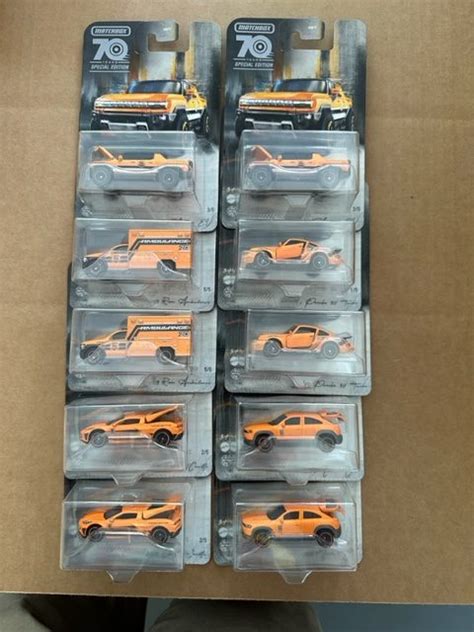 Matchbox Moving Parts Sealed Case Of Release A Th Anniversary