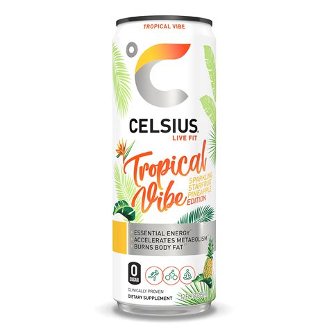 CELSIUS Sparkling Arctic Vibe Energy Drink 12 Fl Oz 57 OFF