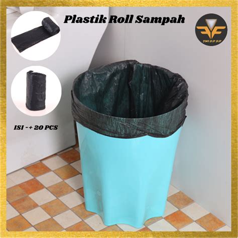 Jual Kantong Plastik Sampah Roll Ukuran 50 X 60cm Tebal Kresek Sampah