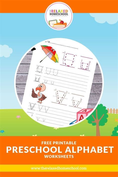 Free Printable Preschool Alphabet Worksheets | Alphabet worksheets ...