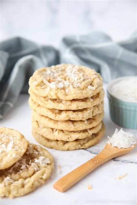 Coconut Cookies Recipe Dessert Now Dinner Later