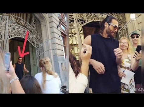 Can Yaman Caught Out Of His Hotel By Fans In Butapestboom Youtube