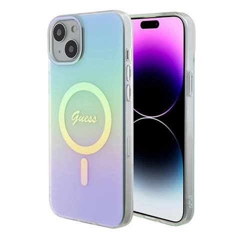 Origin Ln Pouzdro Guess Iml Iridescent Magsafe Hardcase Guhmp Mhitsq