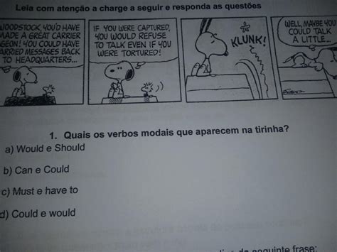 Quais Os Verbos Que Aparecem Na Tirinha REVOEDUCA