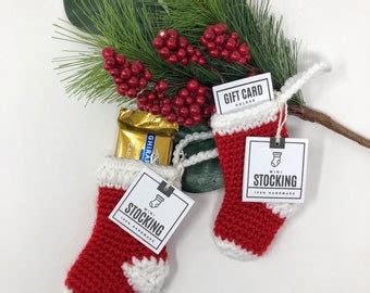 Crochet Pattern Video Santa S Mini Christmas Stocking Gift Card