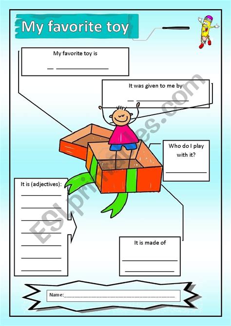 My Favorite Toy Esl Worksheet By Despinacy