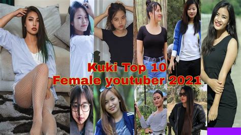 Kuki Top 10 Female Youtuber ️ Youtube