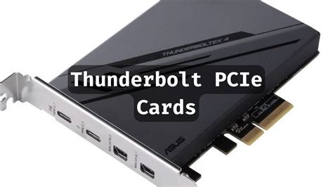 Best Thunderbolt 3 and 4 PCIe Cards in 2023 - ByteXD