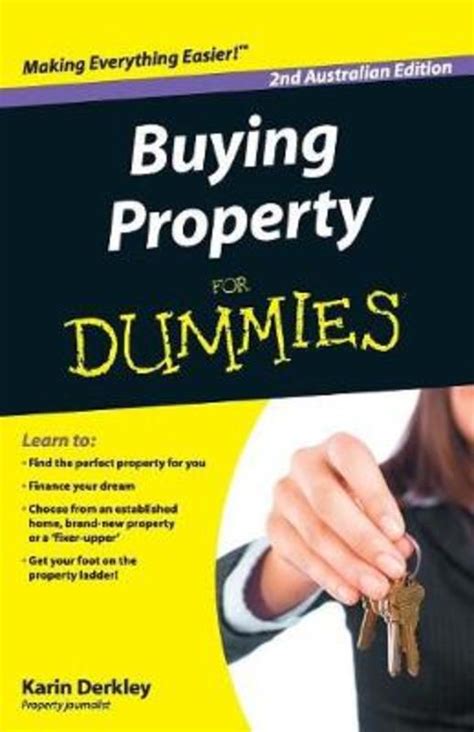 Buying Property For Dummies By Karin Derkley 9780730375562 Harry