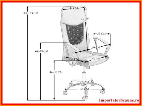 Scaun Ergonomic OFF 906 Negru Importatorscaune Ro