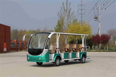 14 Seats Electric Bus Shuttle Bus Sightseeing Bus Battery Powered