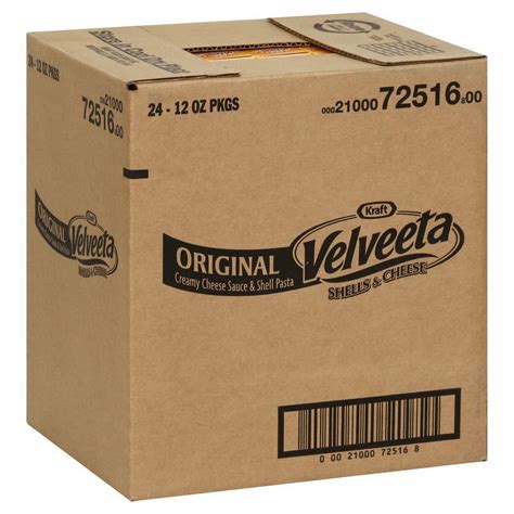 24 Pack Velveeta Shells And Cheese Original Shell Pasta And Cheese Sauce