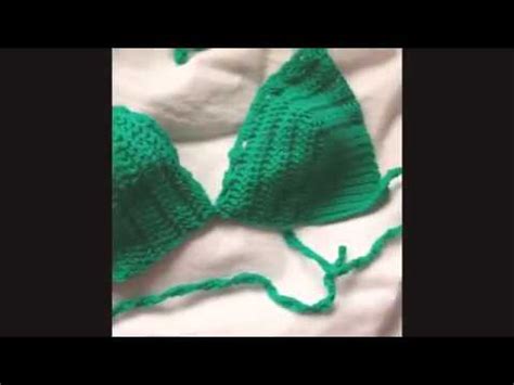 Aqua Crochet Bikini Top YouTube