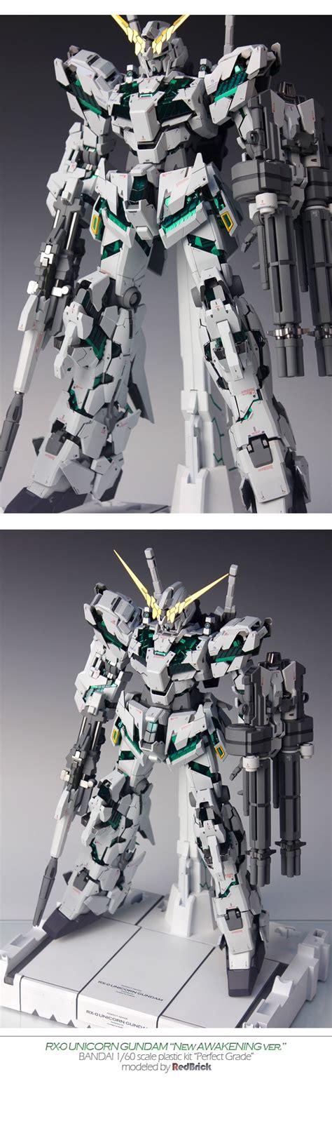 Pg Rx Unicorn Gundam Awakening Ver Work By Redbrick Full