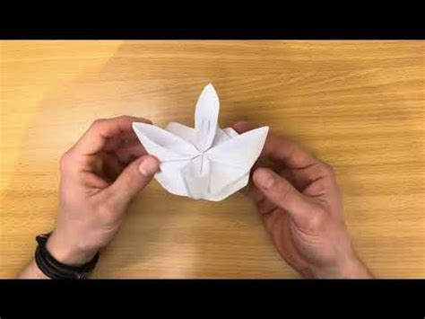 How To Make An Origami Water Lily Youtube