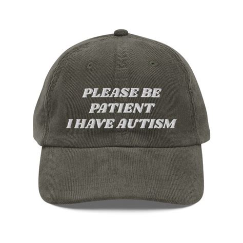 Please Be Patient I Have Autism Hat - Etsy