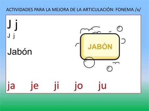 Actividades Mejora Fonema J PPT