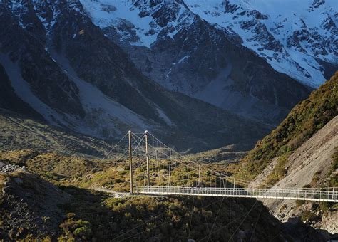 Suspension Bridge Hooker Valley Mt Cook National Park Nz Flickr