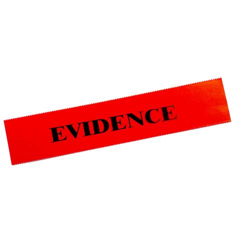 Evidence Strips Bold Crime Scene Forensic Supply Store