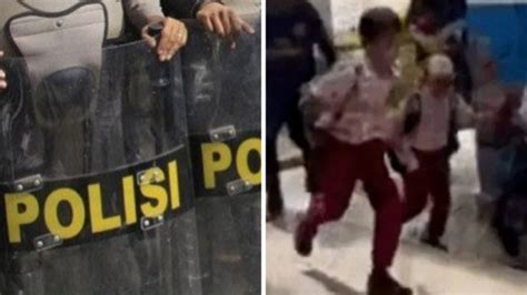 Trauma Murid Ketakutan Melihat Polisi Menangis Hingga Sembunyi Di