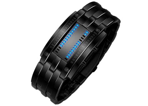 Елегантен водоустойчив LED часовник – черен – Промо оферти