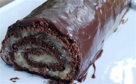 Rocambole De Nozes Chocolate Xtudoreceitas