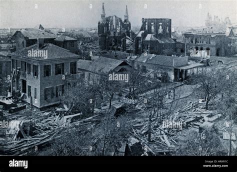 Flood damage galveston hurricane hi-res stock photography and images ...