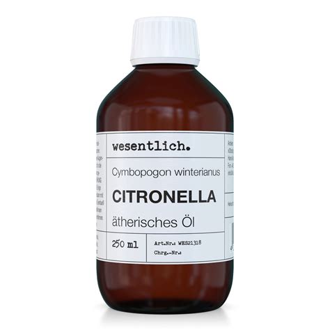 Citronella - ätherisches Öl von Wesentlich 250 ml - Shop Apotheke