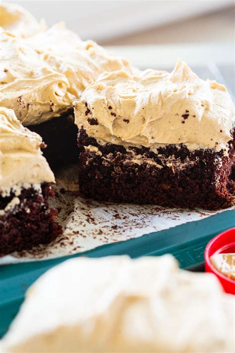 Chocolate Sheet Cake With Peanut Butter Frosting Spicy Southern Kitchen