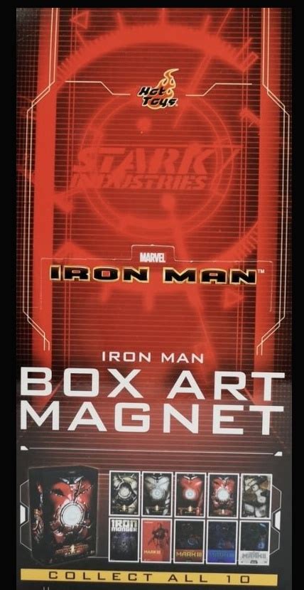 Hot Toys Mini Magnet Box Art Set Iron Man Pmag N