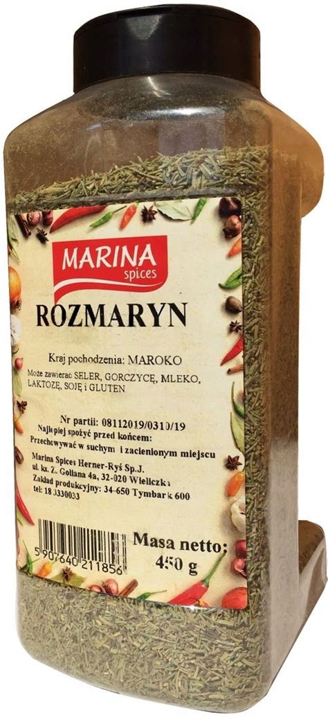 Rozmaryn cięty 380 g MARINA Inna marka Sklep EMPIK