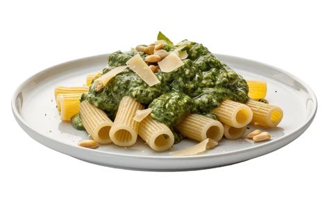 Pesto Pasta With Pine Nuts 47556083 Png