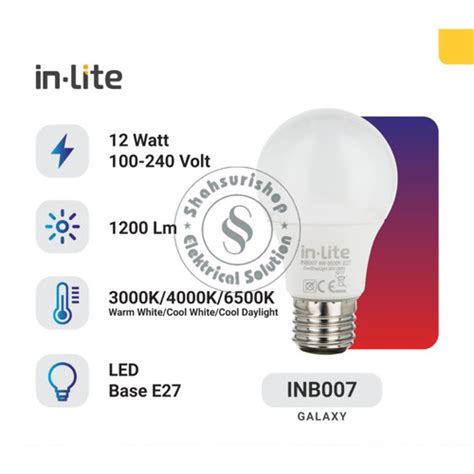 Jual Lampu Led Inlite In Lite Inb W W Watt Murah Bergaransi