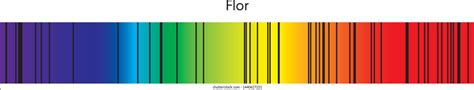 Visible Spectrum Vector Illustration Diagram Color Stock Vector ...