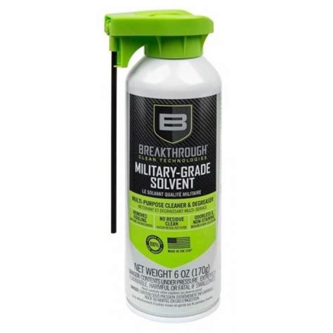 Breakthrough Clean Technologies Military Grade Aerosol Solvent 6oz