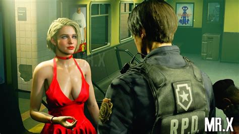 Resident Evil 3 Remake Lady In Red Jill Red Dress Duffle Mod