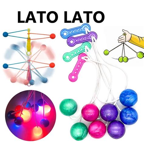 Lato Lato Led Murah House Toys Viral Tiktok Old School Latto Latto Tek