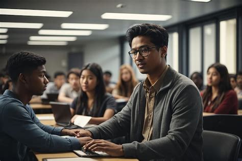 Premium AI Image | Teacher Imparting Software Engineering Wisdom to ... 