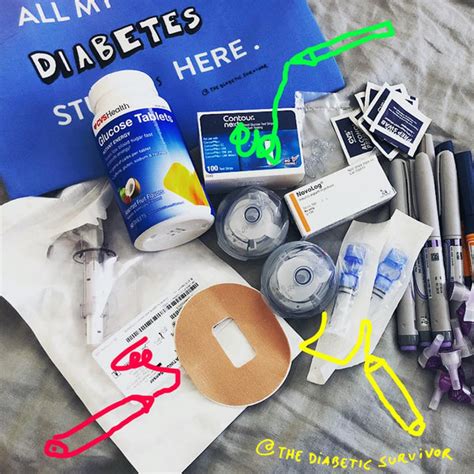 All My Diabetes Stuff Bag Diabetes Bag By The Diabetic Survivor The