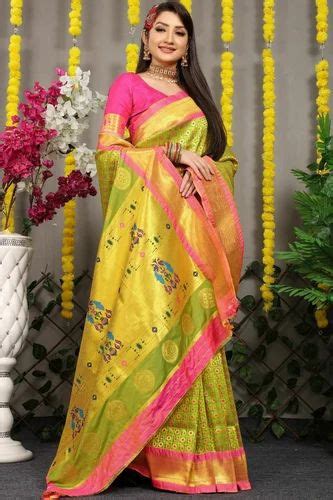 Traditional Saree Wedding Wear Silk Sarees Saree Length 5 5 M