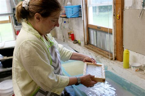 Kathleen Hayek Papermaking Stagecoach Run Art Festival