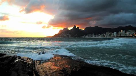 Por Do Sol Sunset Arpoador Rio De Janeiro Youtube