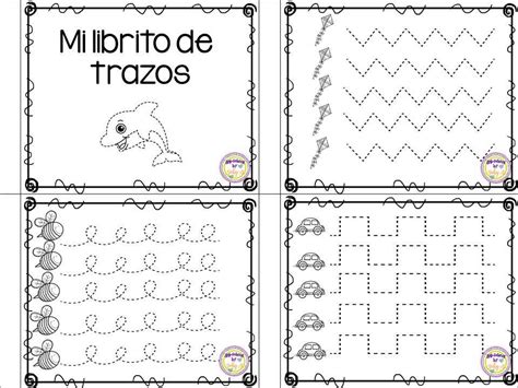 Mi Fabuloso Librito De Trazos Para Preescolar Y Primer Grado De Primaria Material Educativo