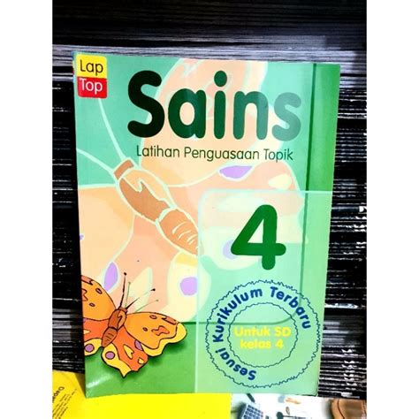 Jual Buku Laptop Sains Kls 4 SD Latihan Penguasaan Topik Shopee