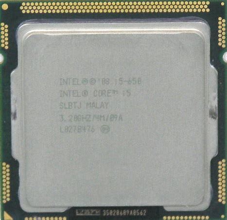 Компьютерный магазин «Антей» - Процессор Intel Core i5-650 3.2 (3.46 ...