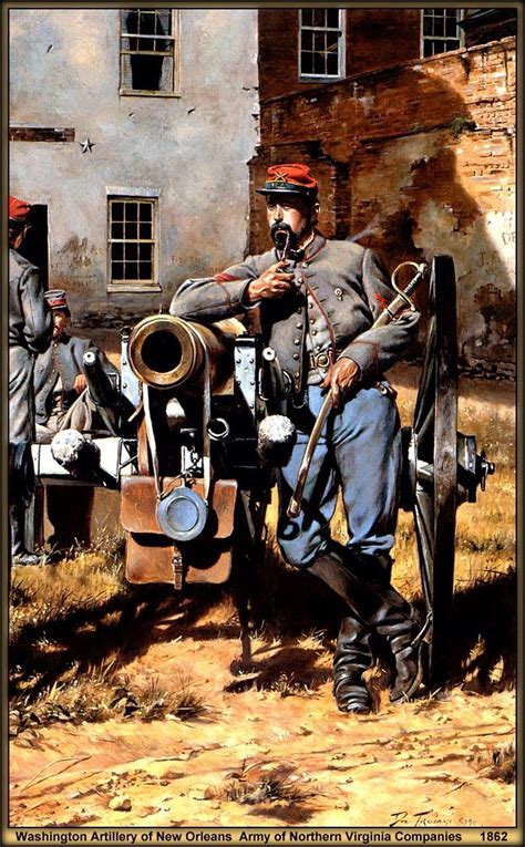 Washington Artillery Of New Orleans Army Of Northern Virginia Companies