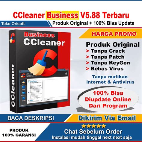 Jual Ccleaner V Business Edition Original Bisa Update Online Full