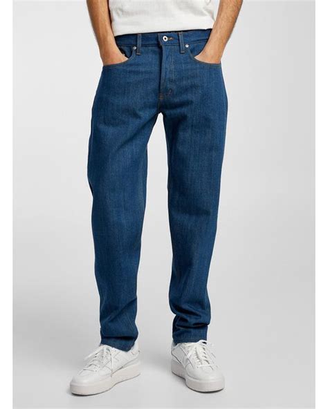 Naked Famous Easy Guy Ocean S Edge Selvedge Jean Tapered Fit In Blue