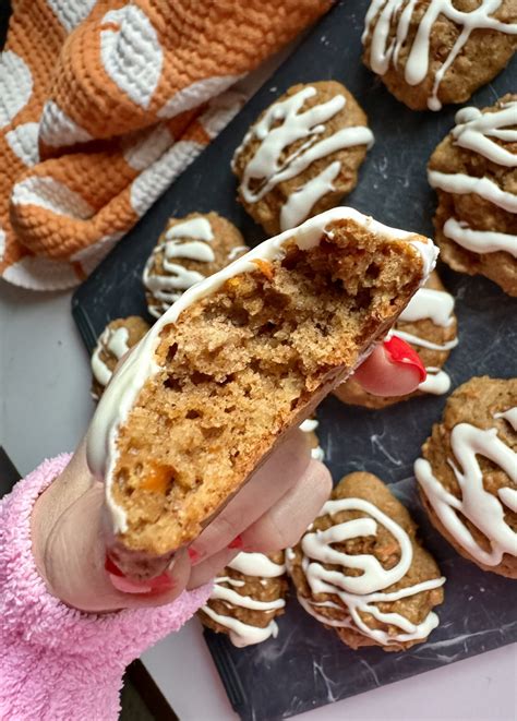 Healthy Carrot Cake Cookies Gluten Free Hungry Happens